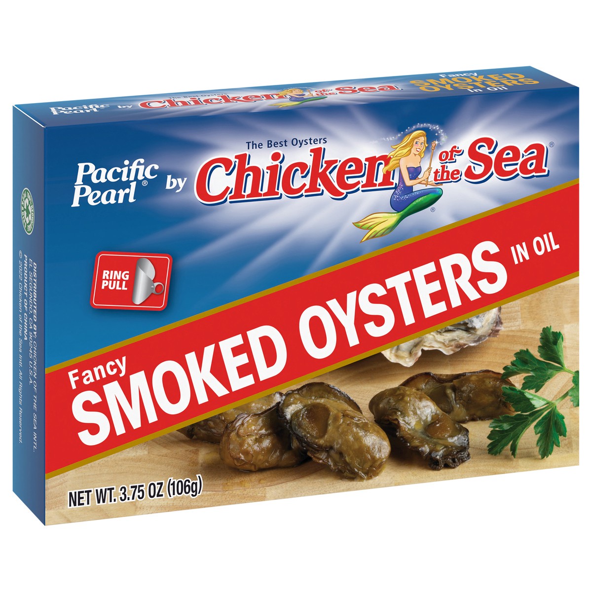 slide 5 of 10, Chicken of the Sea Pacific Pearl Fancy Smoked Oysters in Oil 3.75 oz, 3.75 oz