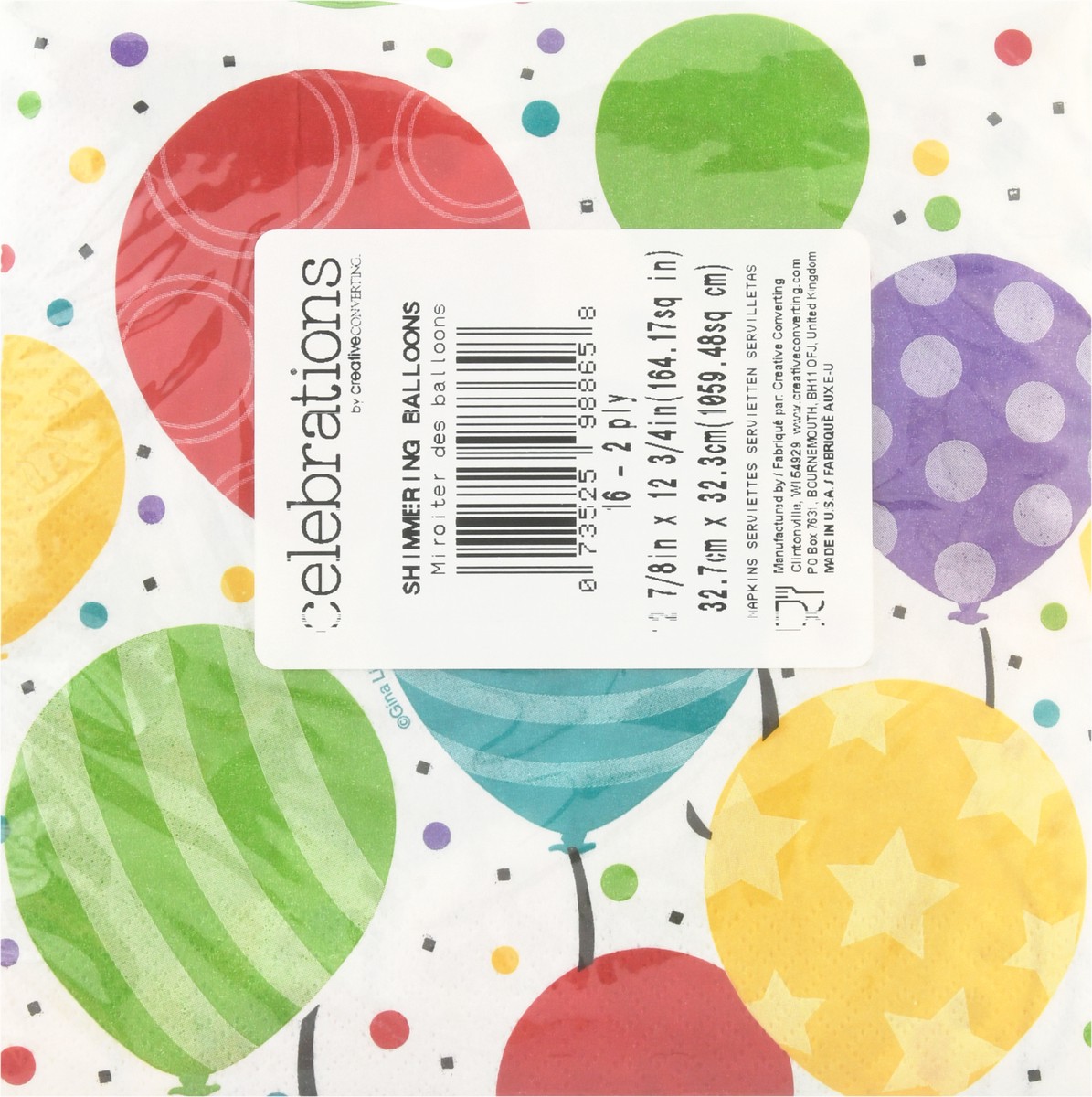 slide 2 of 11, Celebrations Lunch Napkin, 16 ct