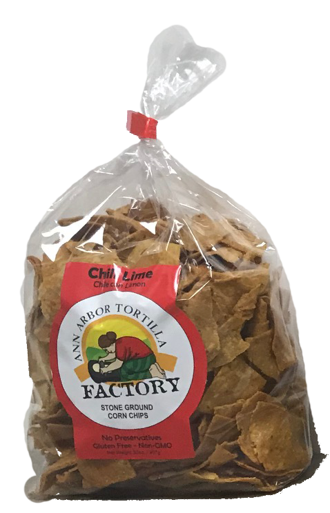 slide 1 of 1, Ann Arbor Tortilla Factory Ann Arbor Tortilla Chili Lime Tortilla Chips, 32 oz