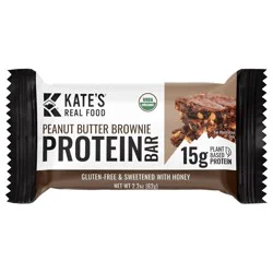 Kate's Real Food Peanut Butter Brownie Protein Bar