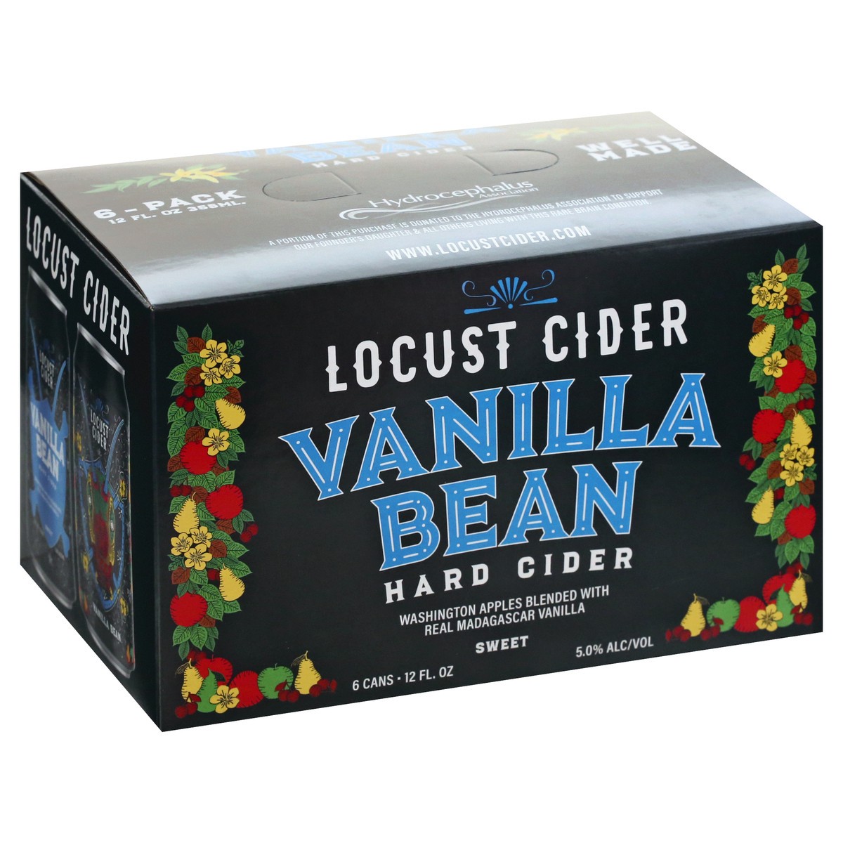 slide 3 of 9, Locus Cider Vanilla Bean Hard Cider 6 ea, 6 ct