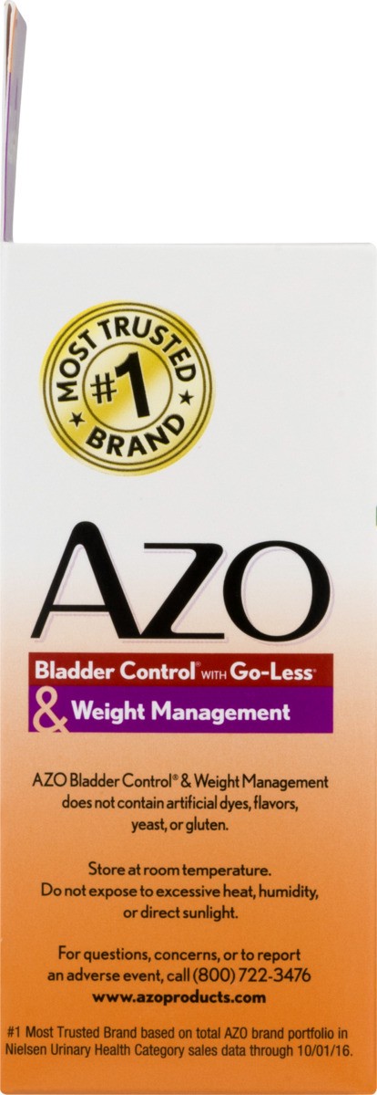 slide 9 of 9, Azo Bladder Control Plus Weight Management Capsules, 48 ct