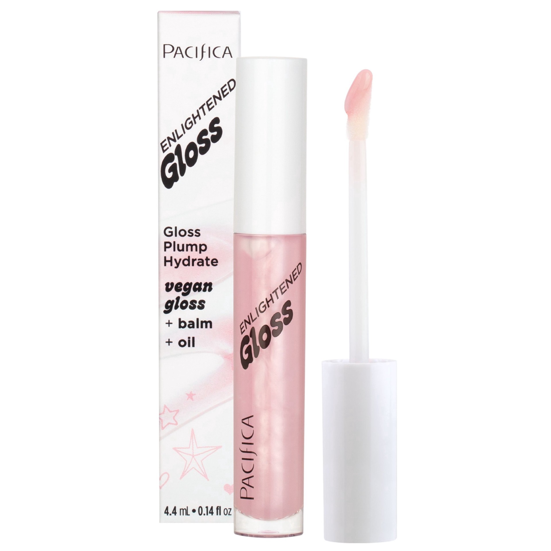 slide 1 of 1, Pacifica Enlightened Lip Gloss - Berry Juice, 1 ct