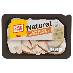 Oscar Mayer Natural Slow Roasted Sliced Chicken Breast Deli Lunch Meat, 8 oz Package