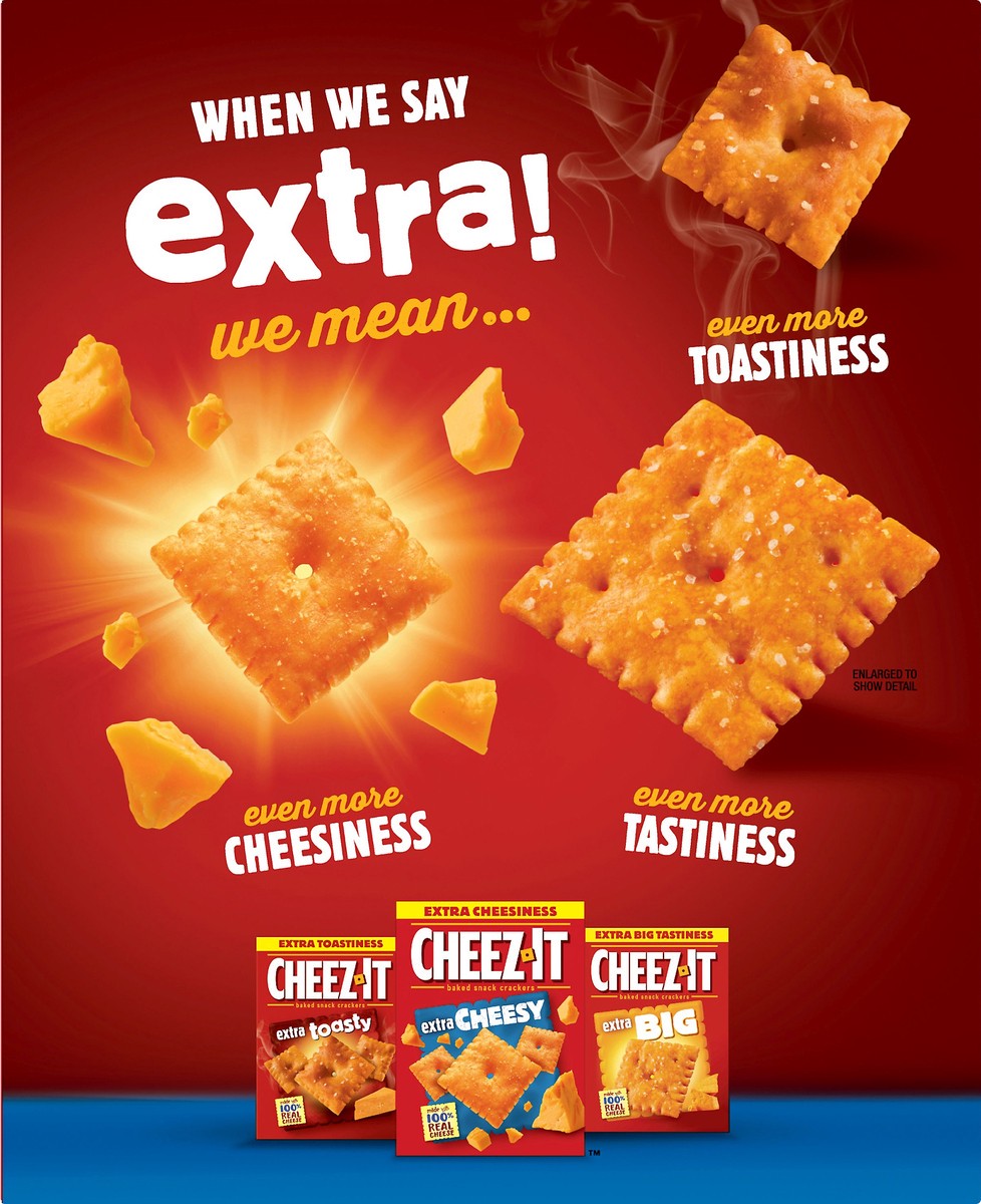 slide 7 of 7, Cheez-It Cheese Crackers, Baked Snack Crackers, Office and Kids Snacks, Hot and Spicy, 7oz Box, 1 Box, 7 oz