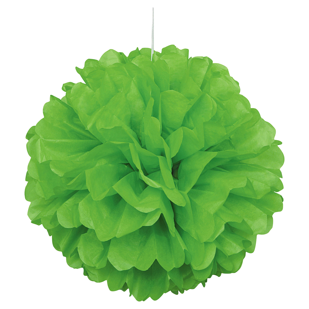 slide 1 of 2, Unique Industries Hanging Lime Green Tissue Paper Pom Pom, 1 ct