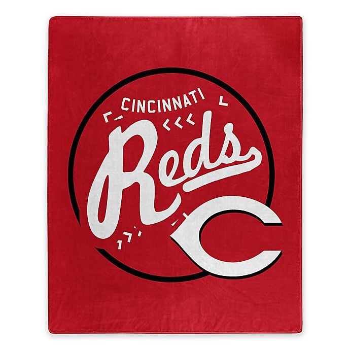 slide 1 of 1, MLB Cincinnati Reds Jersey Raschel Throw Blanket, 1 ct