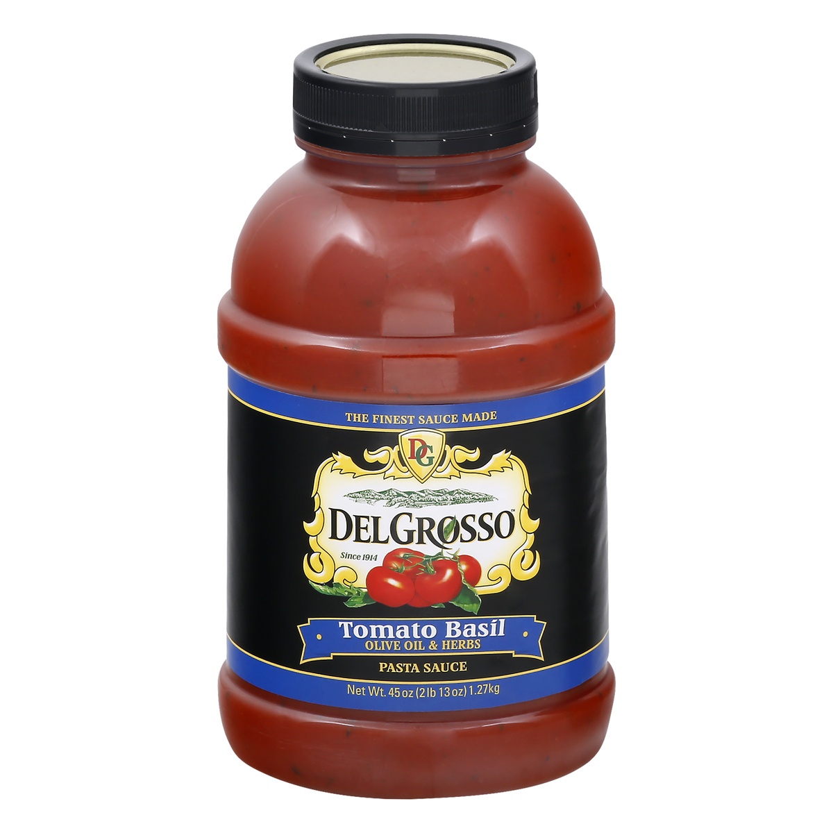 slide 1 of 1, DelGrosso La Famiglia Delgrosso Tomato Basil Spaghetti Sauce, 45 oz
