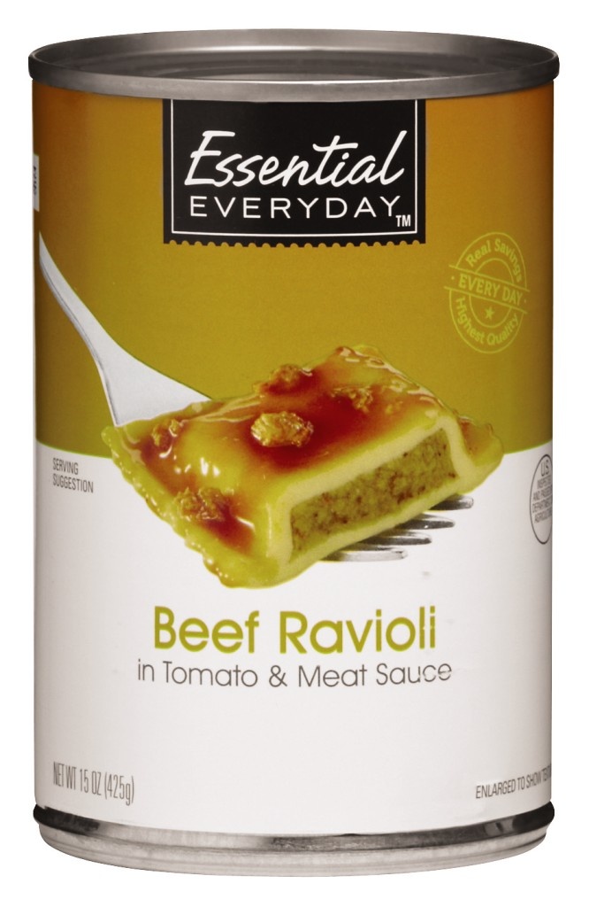 slide 1 of 1, Essential Everyday Beef Ravioli, 15 oz