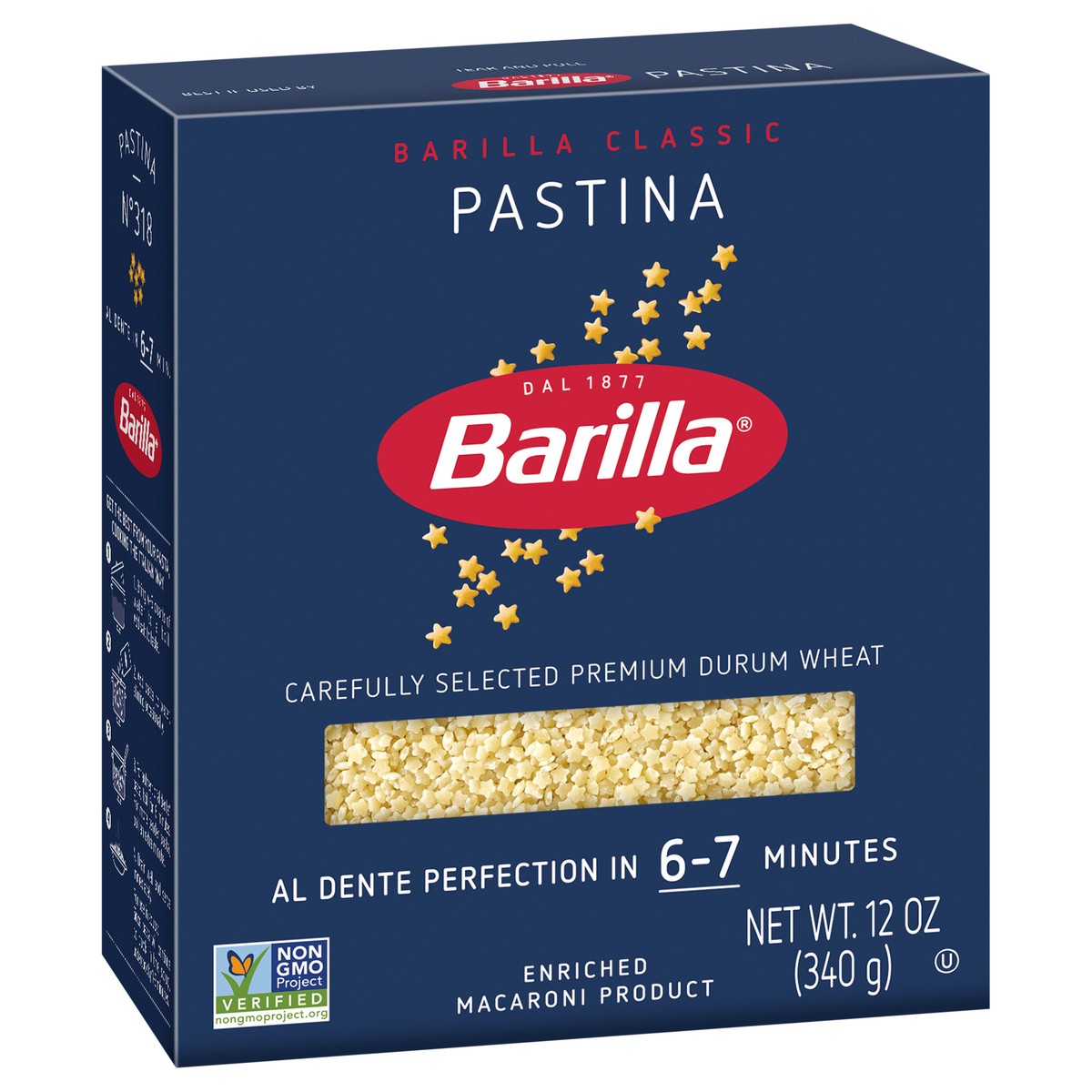 slide 5 of 9, Barilla N.318 Pastina 12 oz, 12 oz