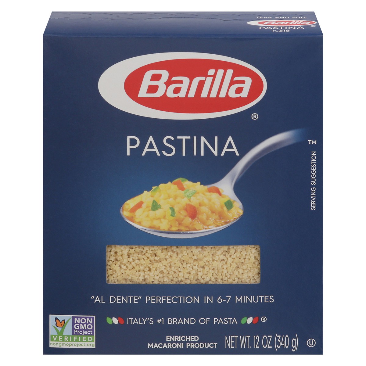 slide 1 of 9, Barilla Pastina Pasta 12 oz. Box, 12 oz