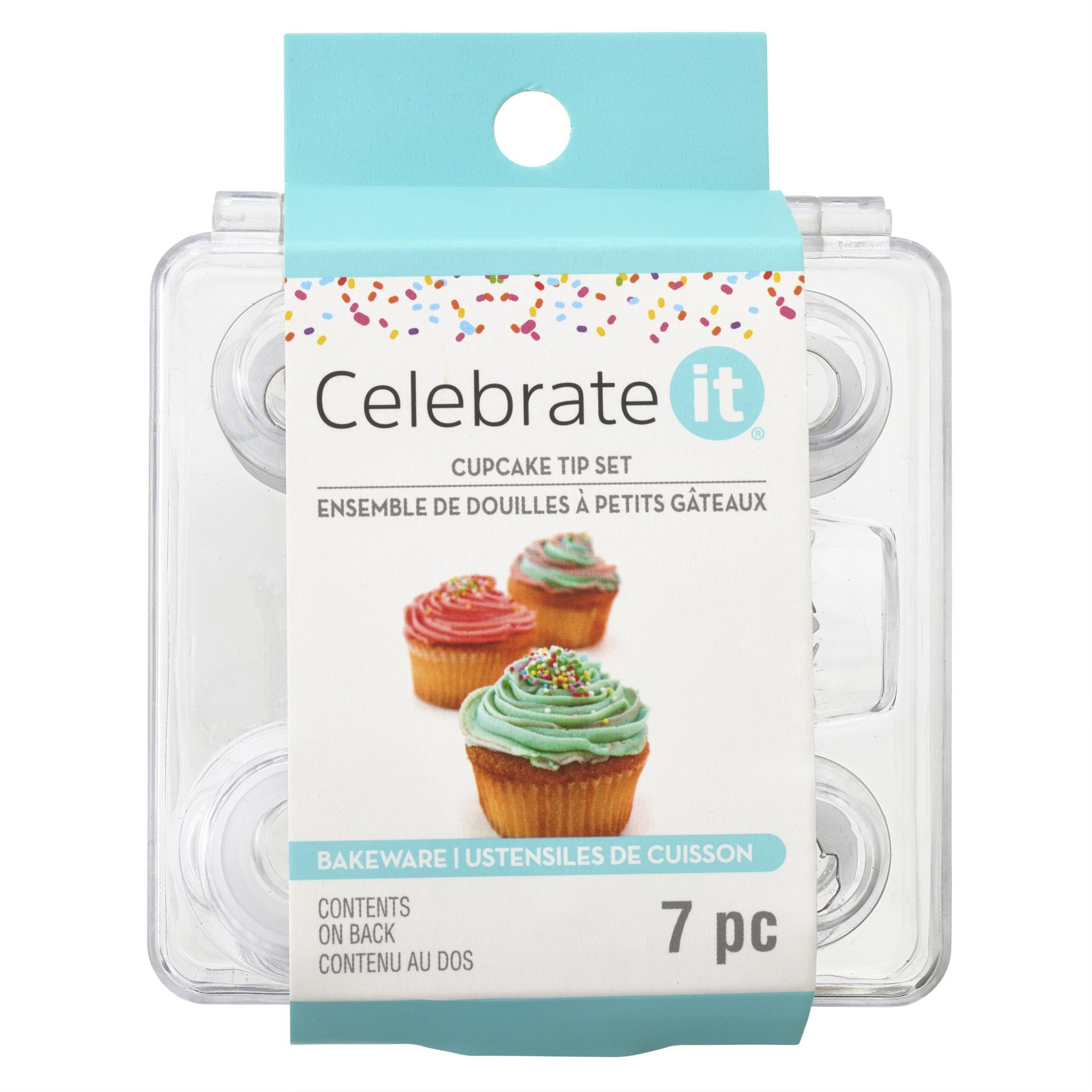 slide 2 of 4, Cupcake Tip Set With Case By Celebrate It, 3.1 in x 3 in x 1.5 in