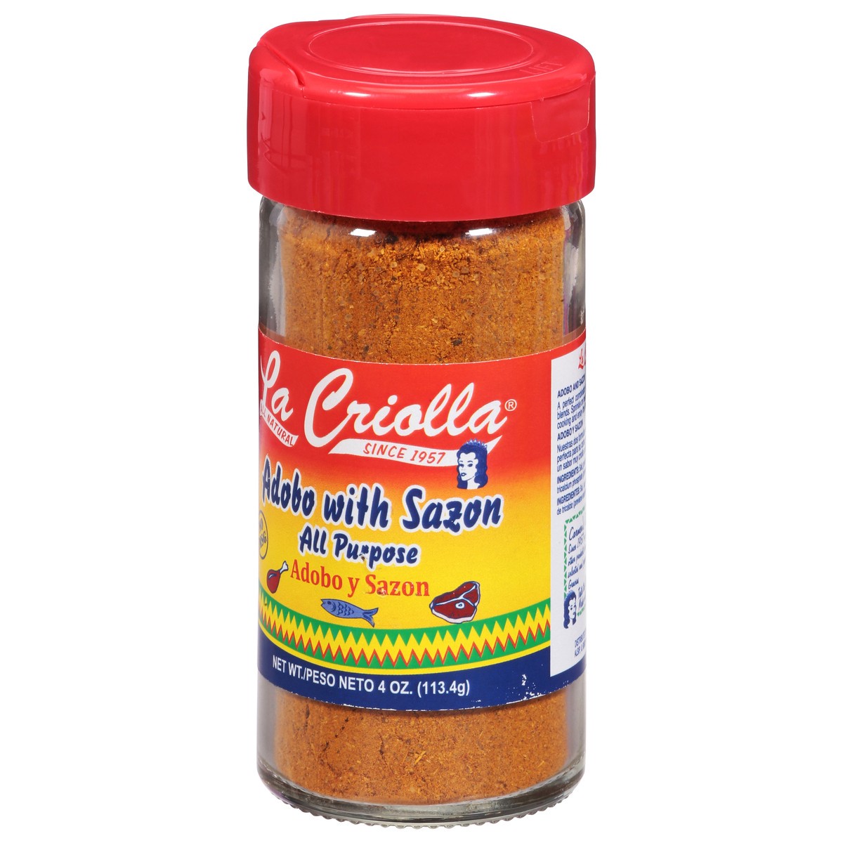 slide 14 of 14, La Criolla All Purpose Adobo with Sazon 4 oz, 4 oz
