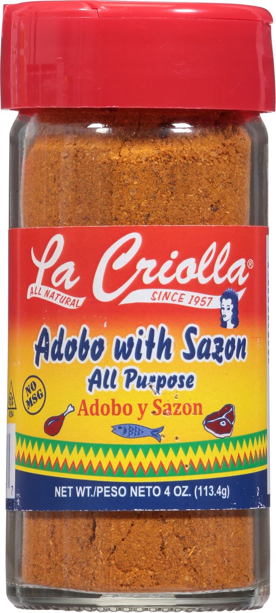 slide 13 of 14, La Criolla All Purpose Adobo with Sazon 4 oz, 4 oz