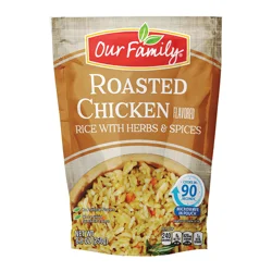 Our Family Roasted Chicken Flavor Rice Mix With Herbs & Spices - 8.8 oz
