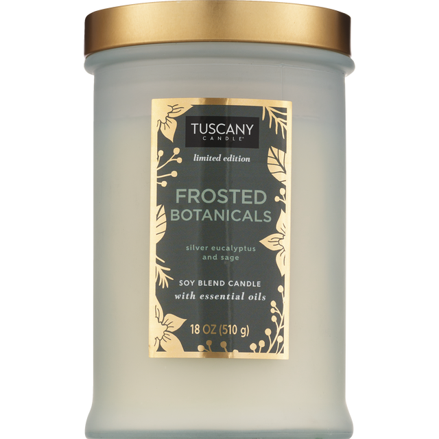 slide 1 of 1, TUSCANY CANDLE Empire 18Oz Frosted Botanicals, 1 ct