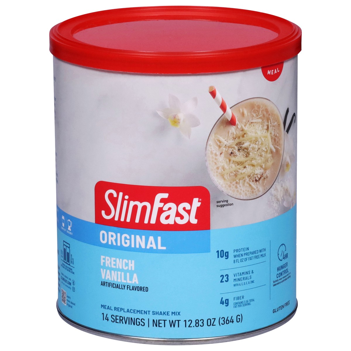 slide 2 of 9, SlimFast Original French Vanilla Meal Replacement Shake Mix 12.83 oz, 12.83 oz