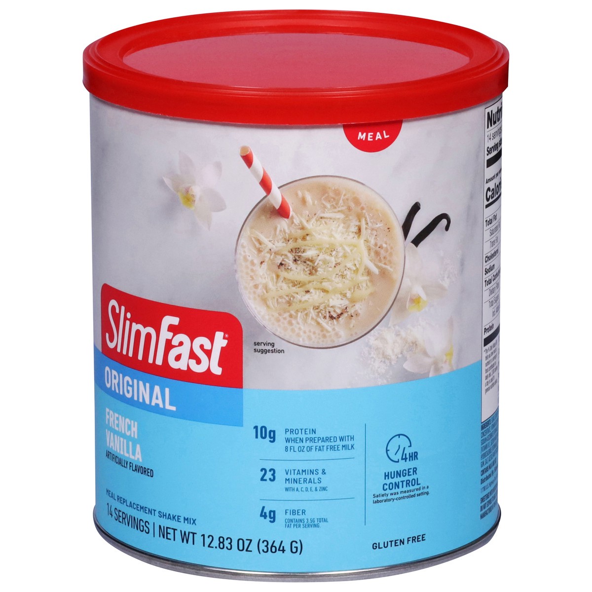 slide 3 of 9, SlimFast Original French Vanilla Meal Replacement Shake Mix 12.83 oz, 12.83 oz