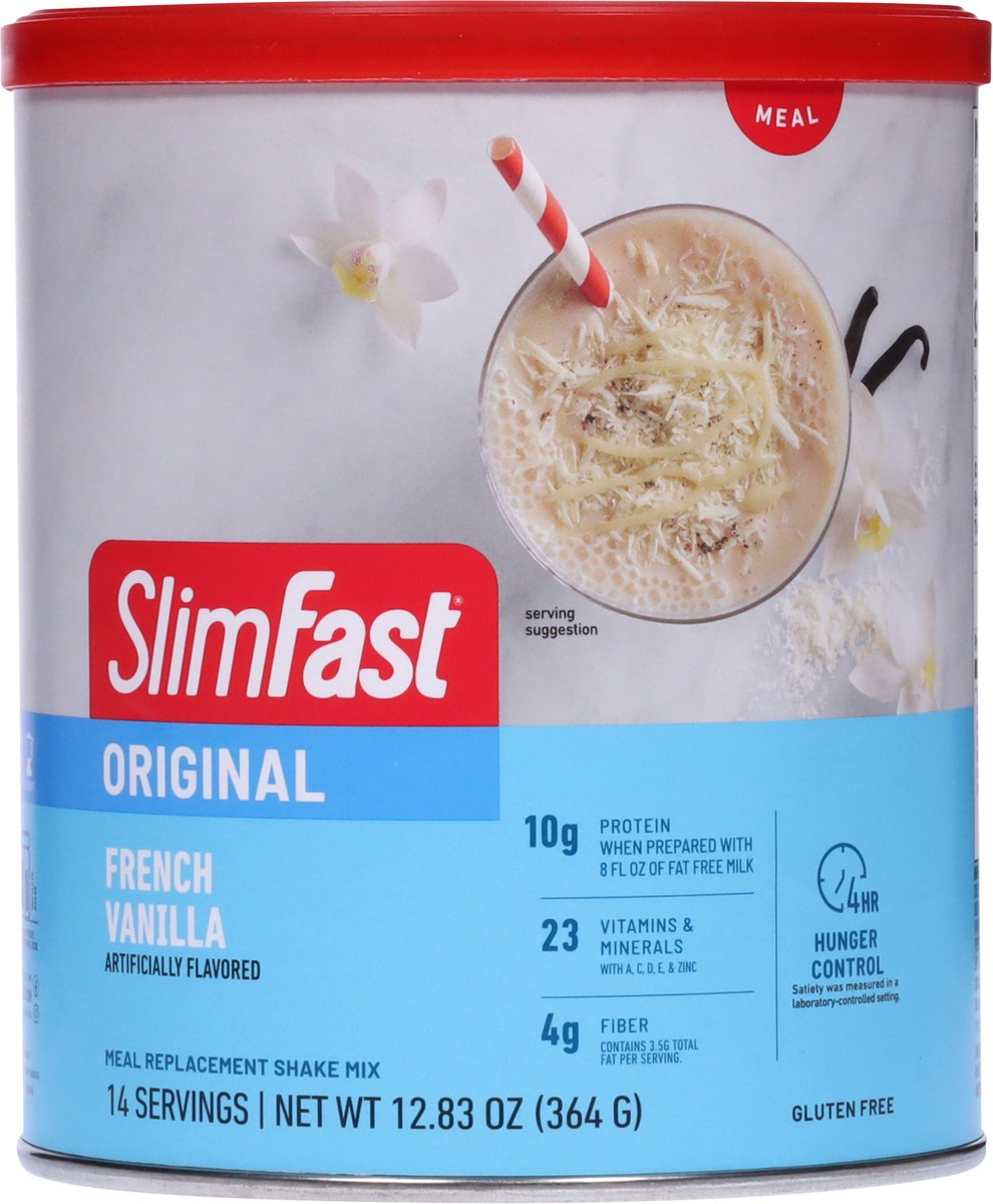 slide 6 of 9, SlimFast Original French Vanilla Meal Replacement Shake Mix 12.83 oz, 12.83 oz