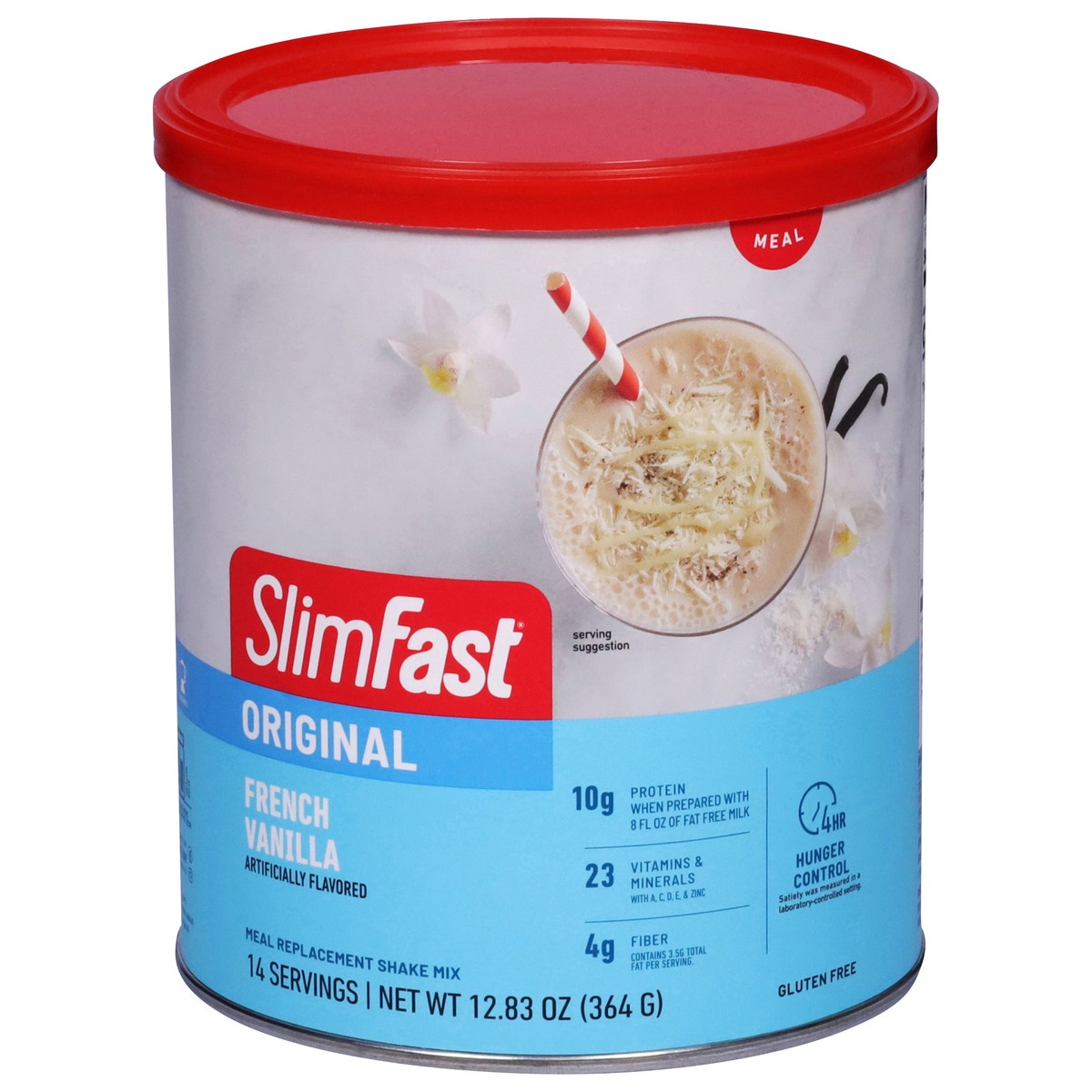 slide 1 of 9, SlimFast Original French Vanilla Meal Replacement Shake Mix 12.83 oz, 12.83 oz