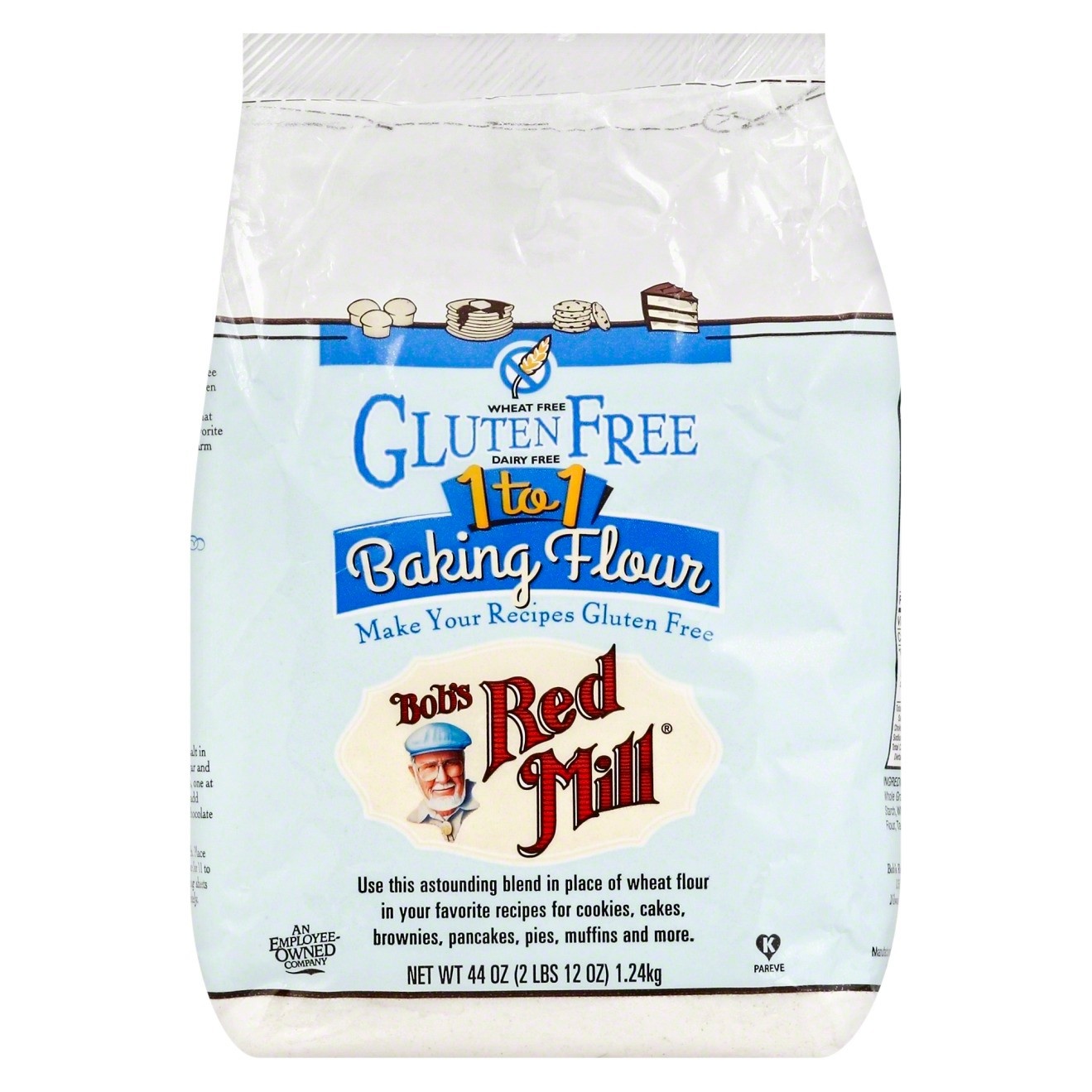 slide 1 of 1, Bob's Red Mill Gluten Free All Purpose Baking Flour, 44 oz