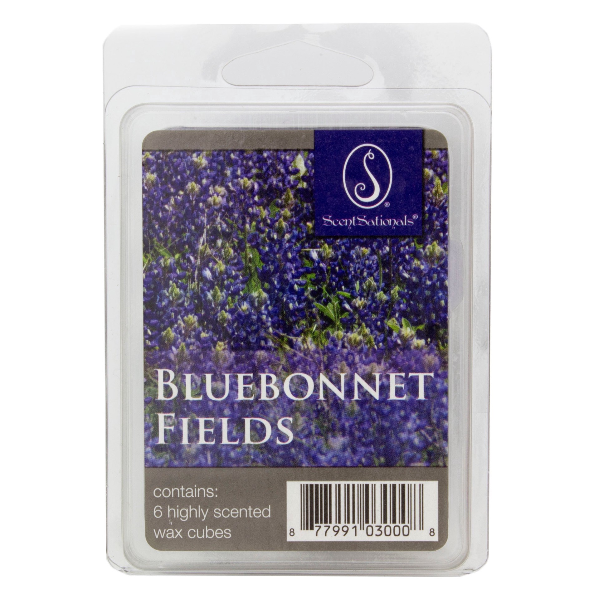 slide 1 of 1, ScentSationals Bluebonnet Fields Wax Fragrance Cubes, 1 ct