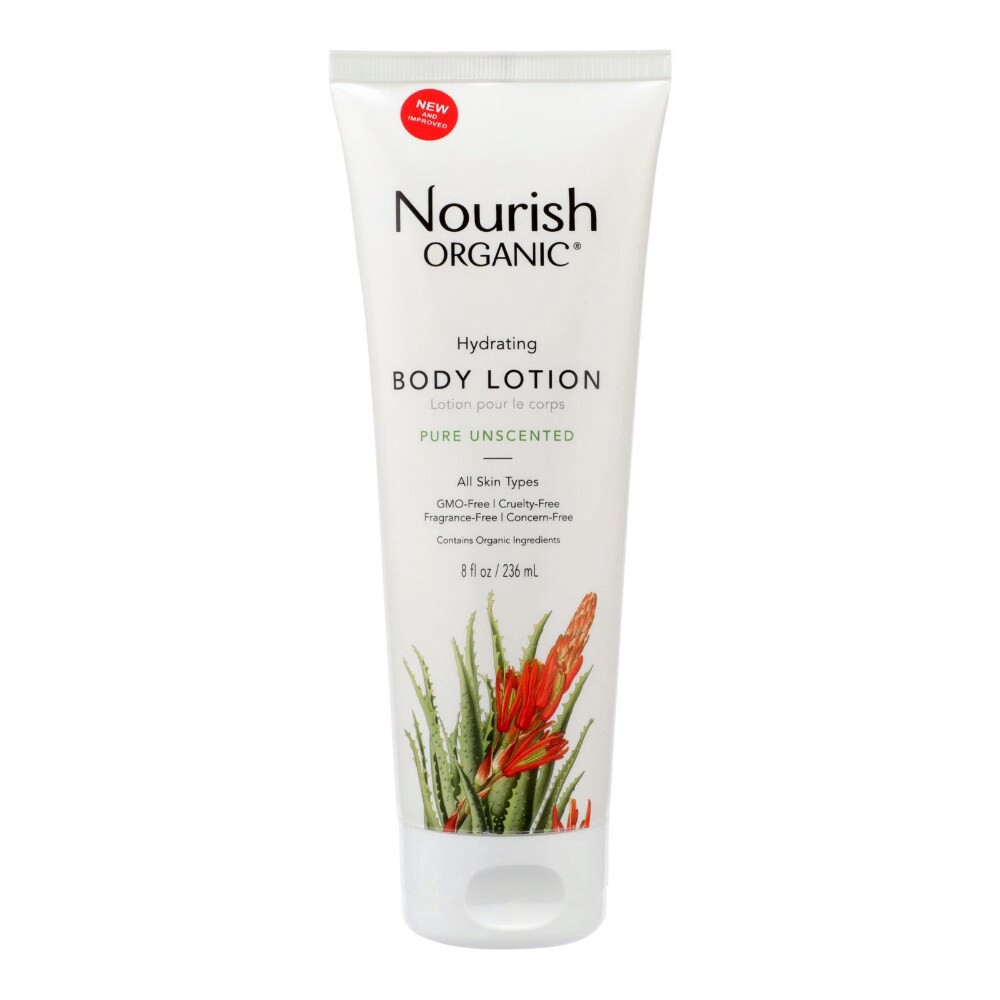 slide 1 of 3, Nourish Organic Body Lotion 8 oz, 1 ct