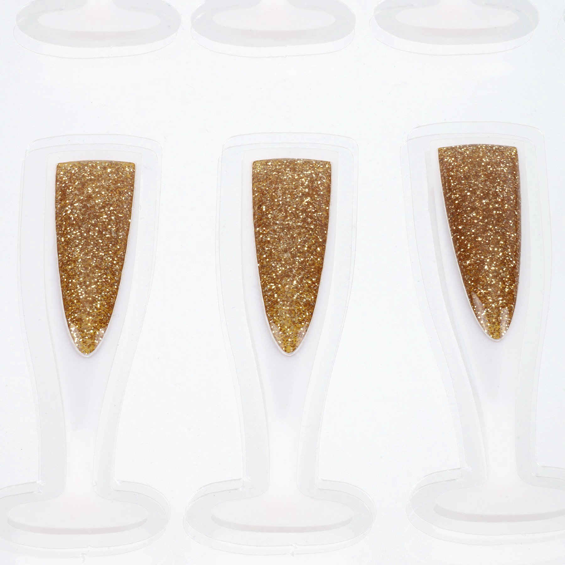 slide 4 of 4, Champagne Glass Stickers By Recollections, 4 in x 7 in