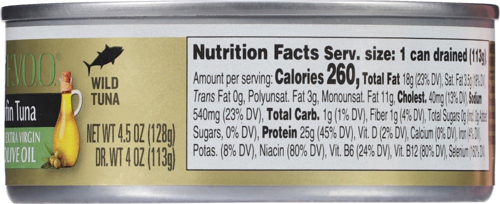 slide 5 of 5, Starkist E.V.O.O. Solid Yellowfin Tuna - 4.5 oz, 4.5 oz