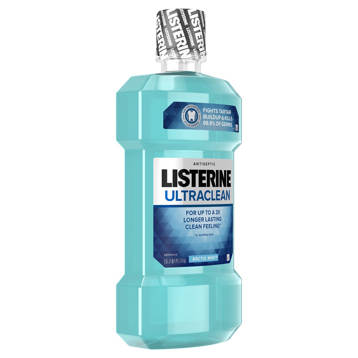 slide 2 of 7, Listerine Ultraclean Arctic Mint Antiseptic Mouthwash, 1.50 liter