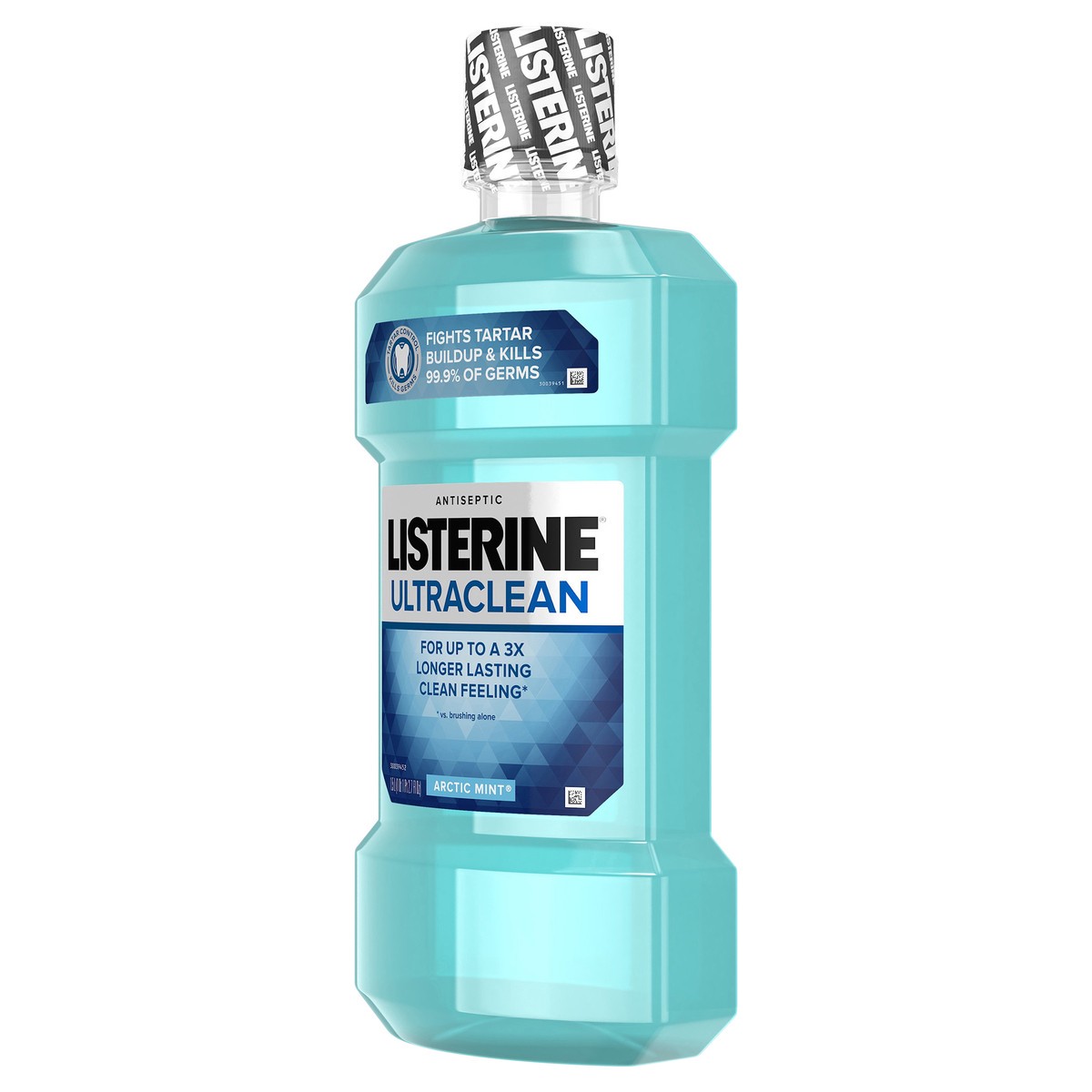 slide 3 of 7, Listerine Ultraclean Arctic Mint Antiseptic Mouthwash, 1.50 liter