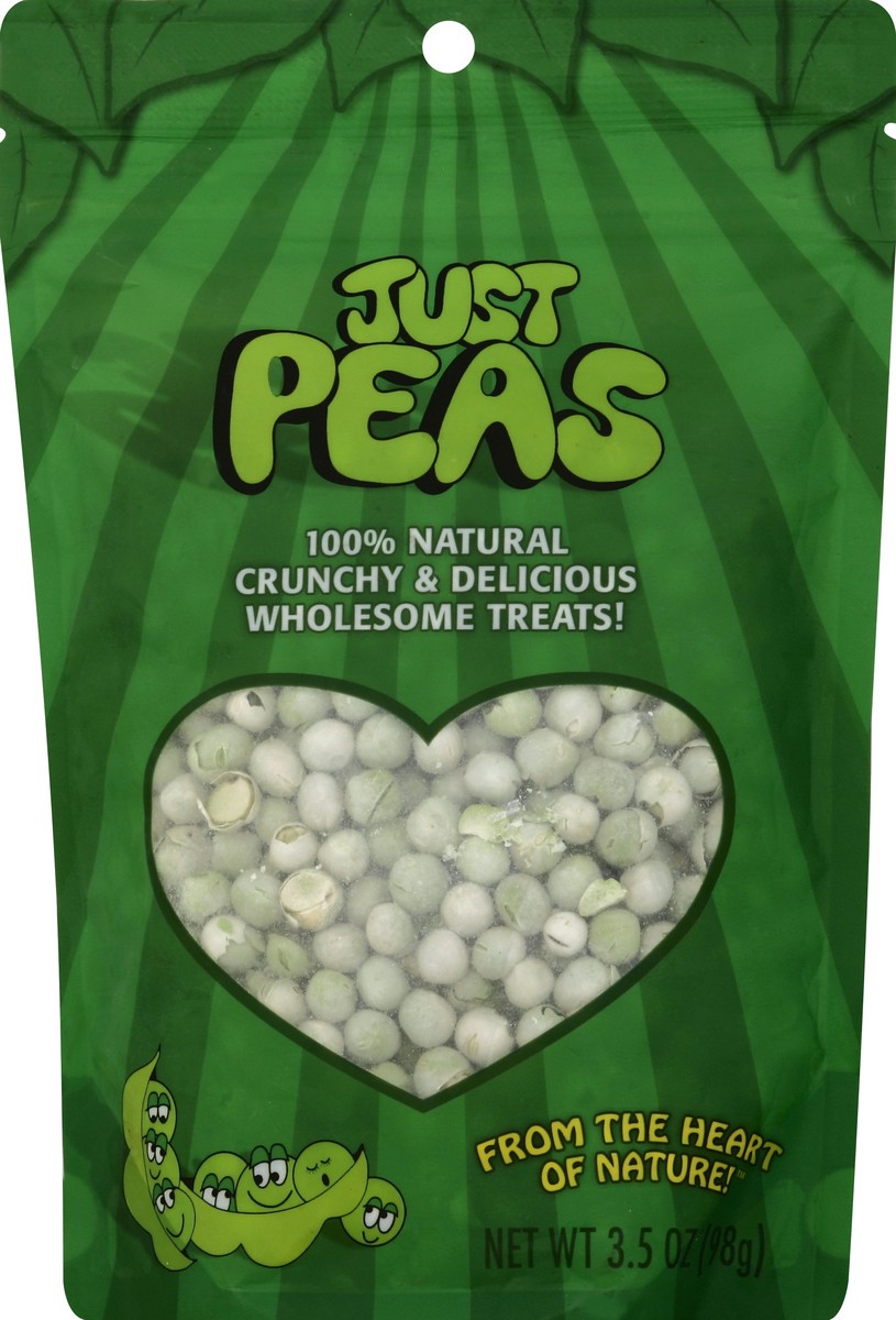 slide 1 of 3, Just Tomatoes Peas 3.5 oz, 3.5 oz