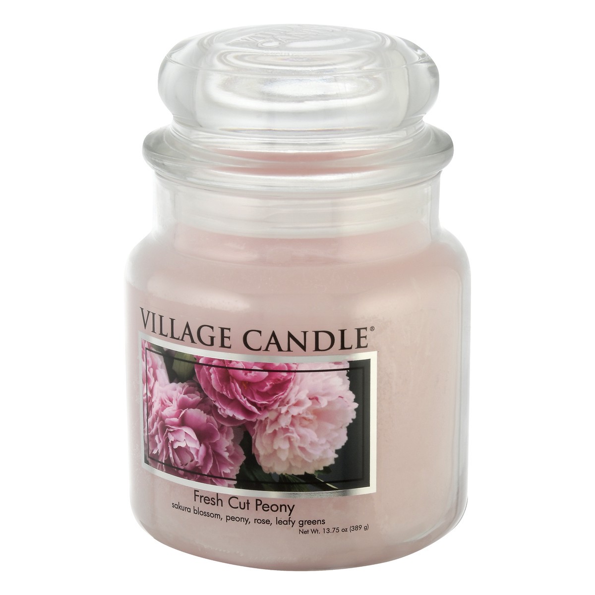 slide 3 of 9, Village Candle Fresh Cut Peony Candle 1 ea, 13.75 oz