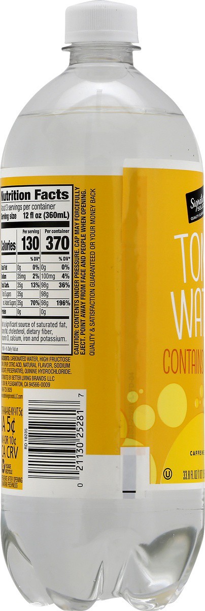 slide 5 of 7, Signature Select Tonic Water 33.8 fl oz, 33.8 fl oz