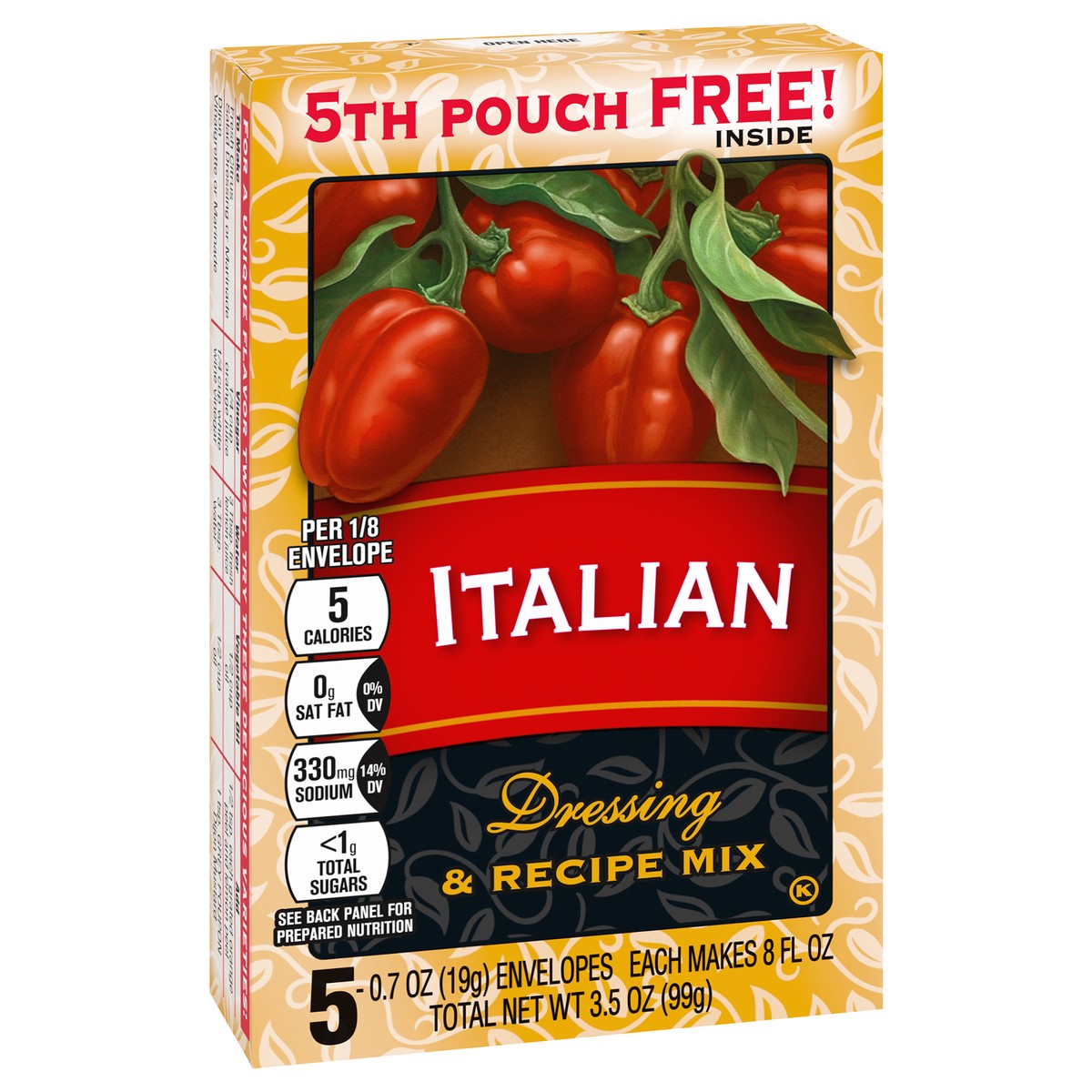 slide 7 of 9, Good Seasons Italian Dressing & Recipe Seasoning Mix, 5 ct Packets, 5 ct