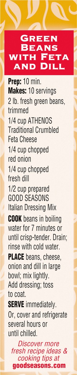 slide 2 of 9, Good Seasons Italian Dressing & Recipe Seasoning Mix, 5 ct Packets, 5 ct