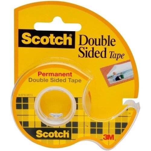 slide 1 of 1, Scotch Double Sided Tape, Permanent, 1 ct