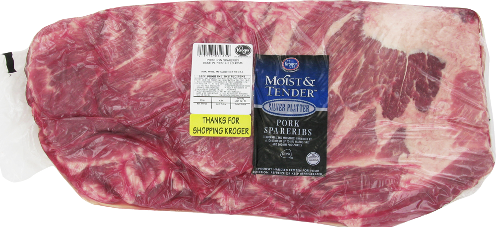 slide 1 of 1, Pork Spare Ribs, per lb