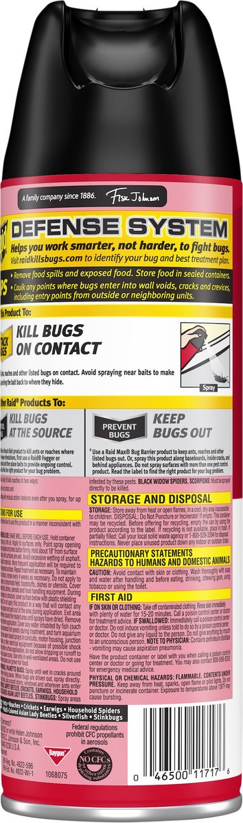 slide 9 of 9, Raid Fragrance Free Ant & Roach Killer 26 17.5 oz, 17.50 oz