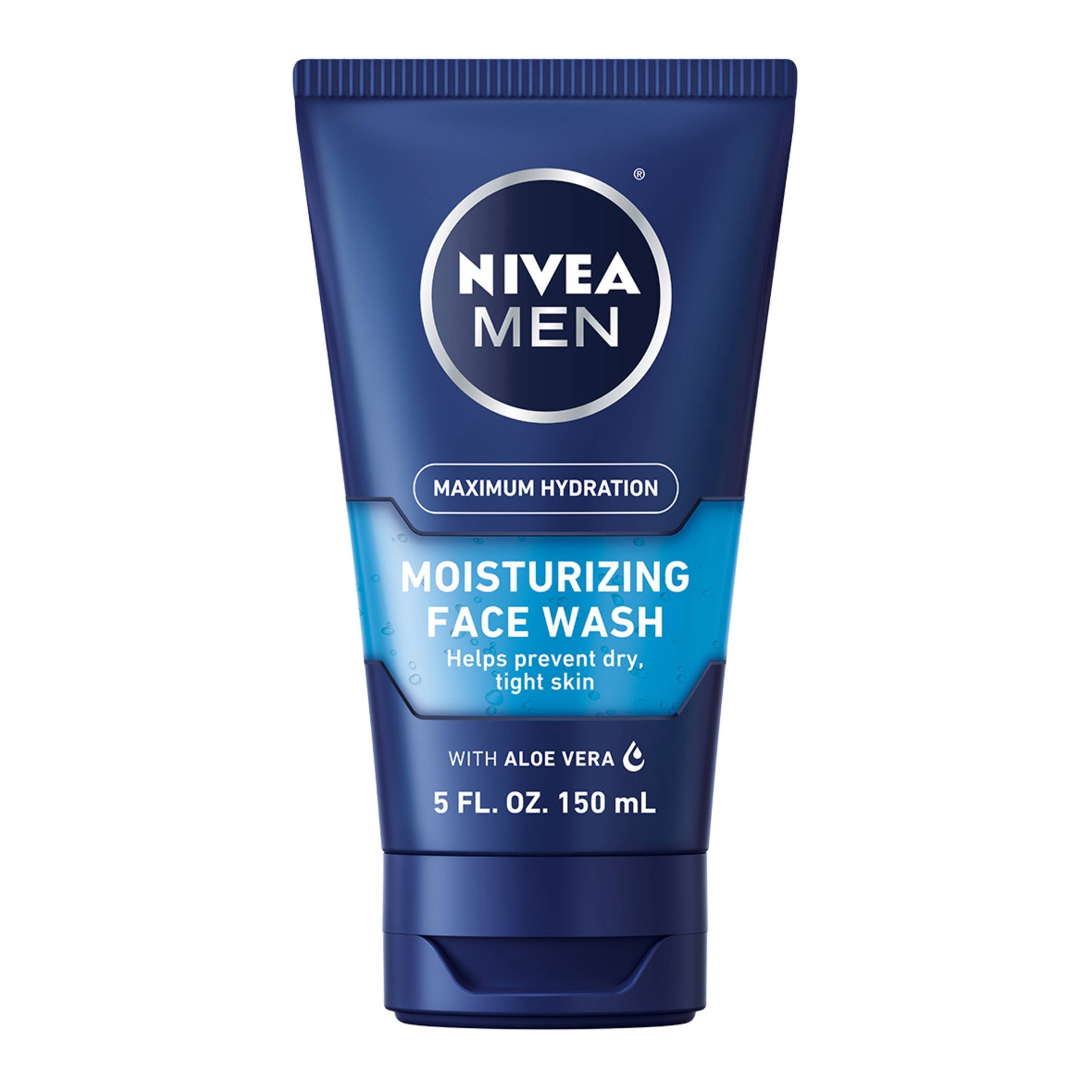 slide 1 of 5, Nivea Men Moisturizing Face Wash with Aloe Vera, 5 fl oz, 5 fl oz