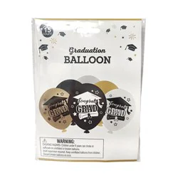 Meijer Corporate Seasonal Graduation Balloons, 15 ct