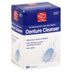 slide 1 of 1, Harris Teeter Anti-Bacterial Effervescent Denture Cleanser, 90 ct