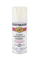 Rust-Oleum Stops Rust Gloss Canvas White Spray Paint, 12 oz