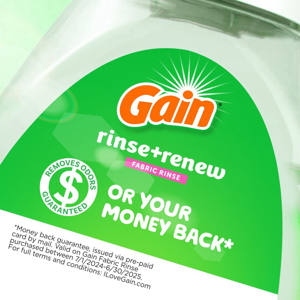 slide 2 of 6, Gain® Rinse & Renew Fabric Rinse - Hibiscus Hula, 18 fl oz