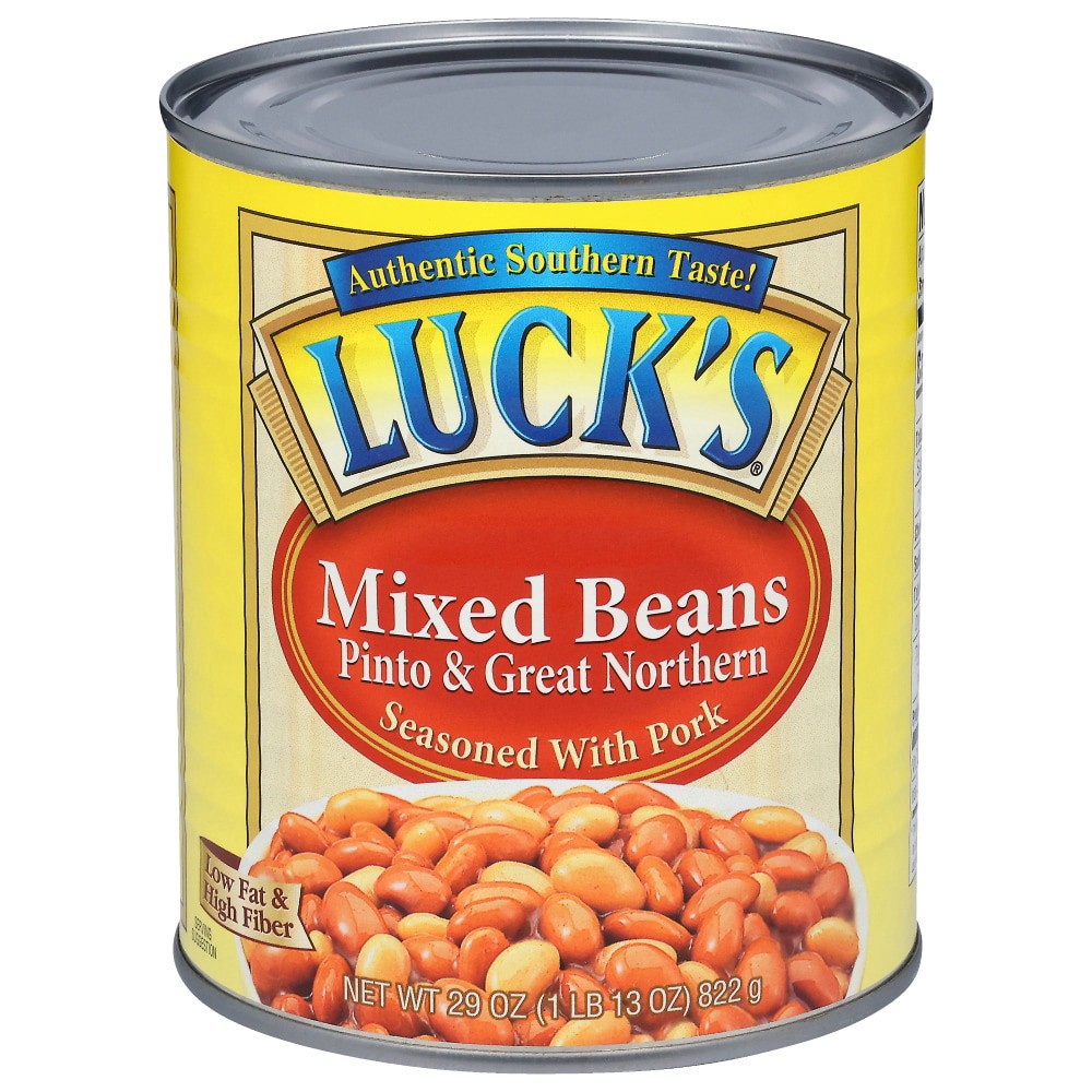 slide 1 of 4, Luck's Pinto & Great Northern Mixed Beans, 29 oz