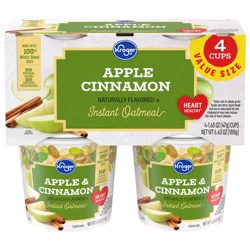 Kroger® Naturally Flavored Apple Cinnamon Instant Oatmeal
