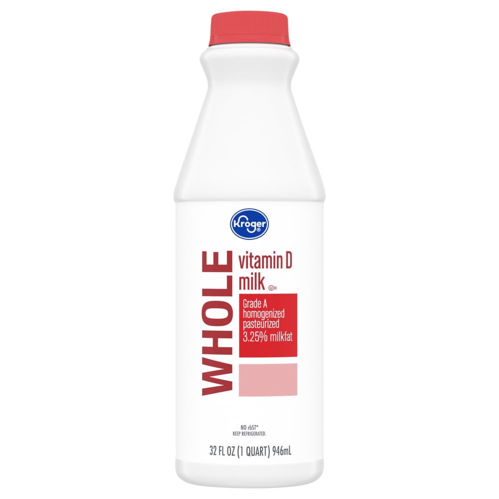 slide 1 of 1, Kroger® Vitamin D Whole Milk, 32 fl oz