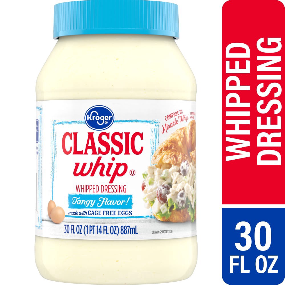 slide 1 of 4, Kroger® Classic Whip Mayo-Like Dressing, 30 fl oz
