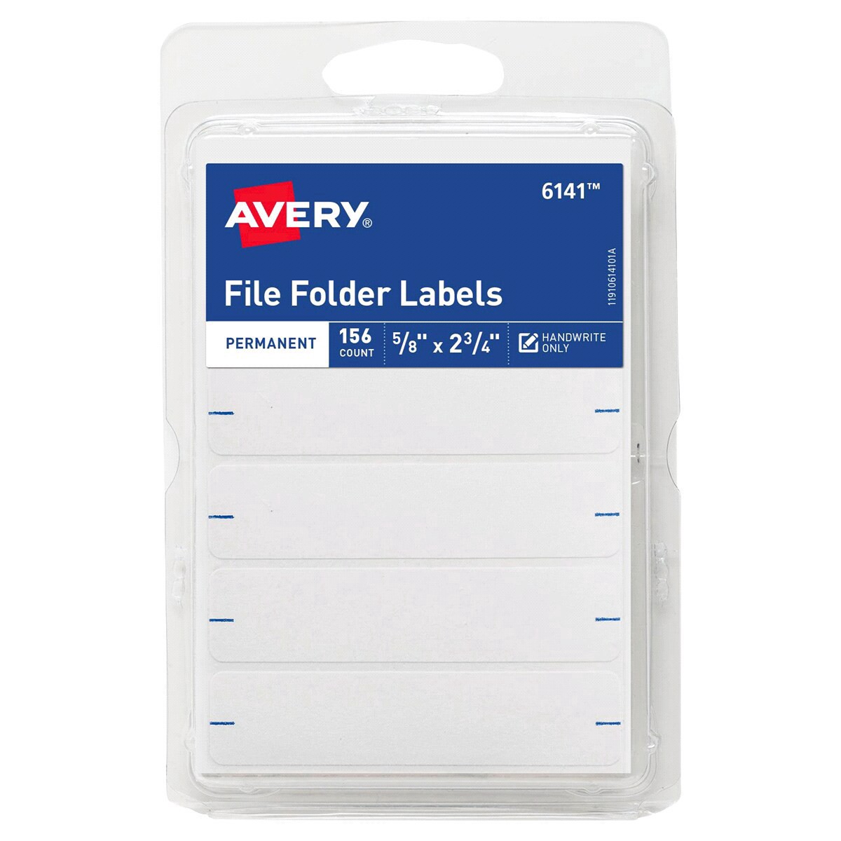 slide 1 of 2, Avery White File Folder Labels, Handwrite Only, 156 ct