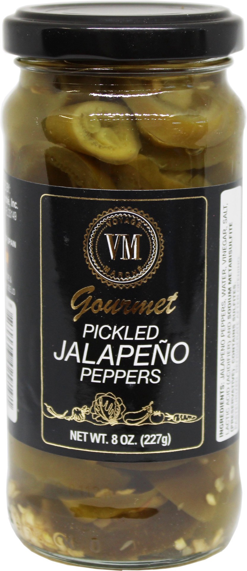 slide 1 of 1, VM Gourmet Pickled Jalapeño Peppers, 8 oz